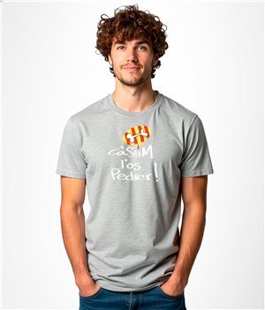 T Shirt ECO Katalonien Casum l´Os Pedrer Kurzarm Mann