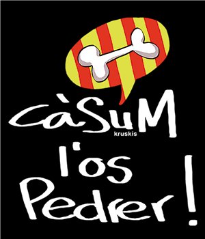 Samarreta Catalunya Casum l´Os Pedrer Maniga Curta Dona