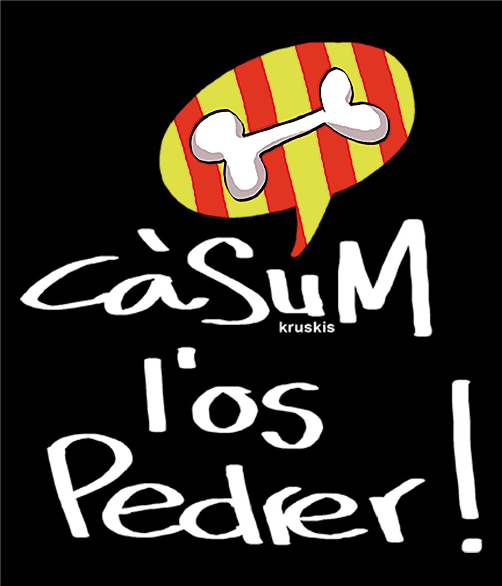 Samarreta Catalunya Casum l´Os Pedrer Maniga Curta Dona