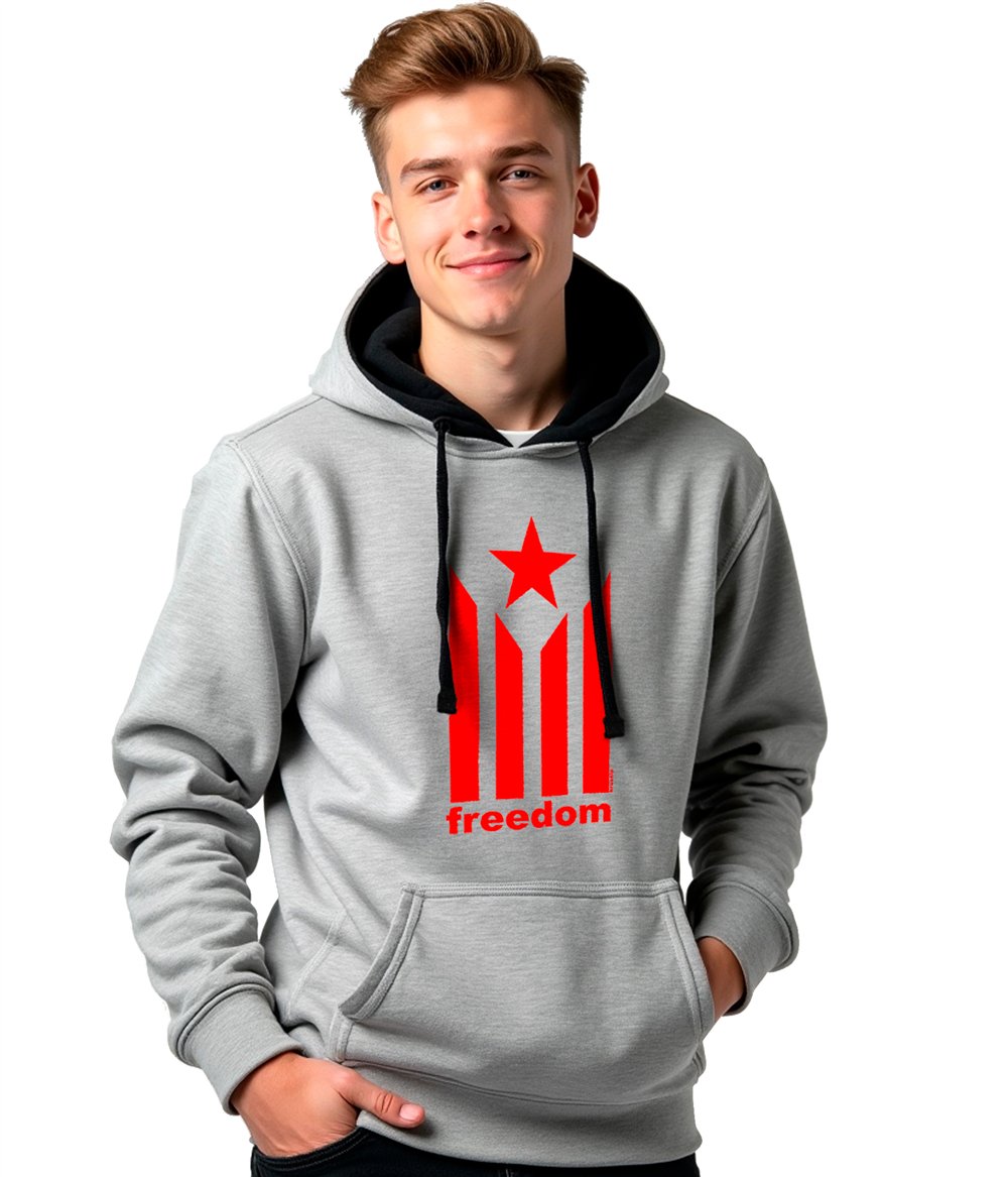 Dessuadora Catalunya Estelada Freedom Unisex