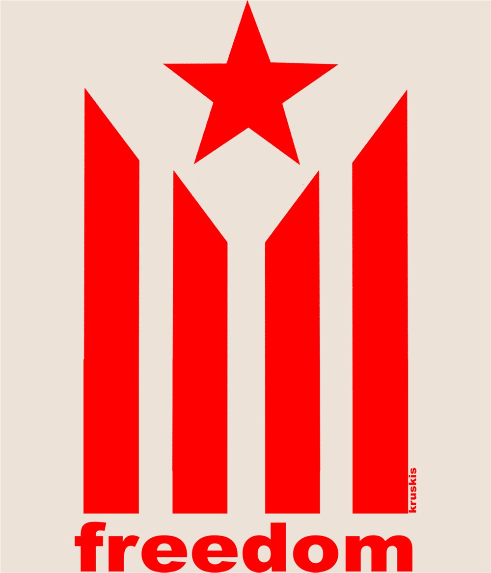 Bolsa Algodon Catalunya Estelada Freedom