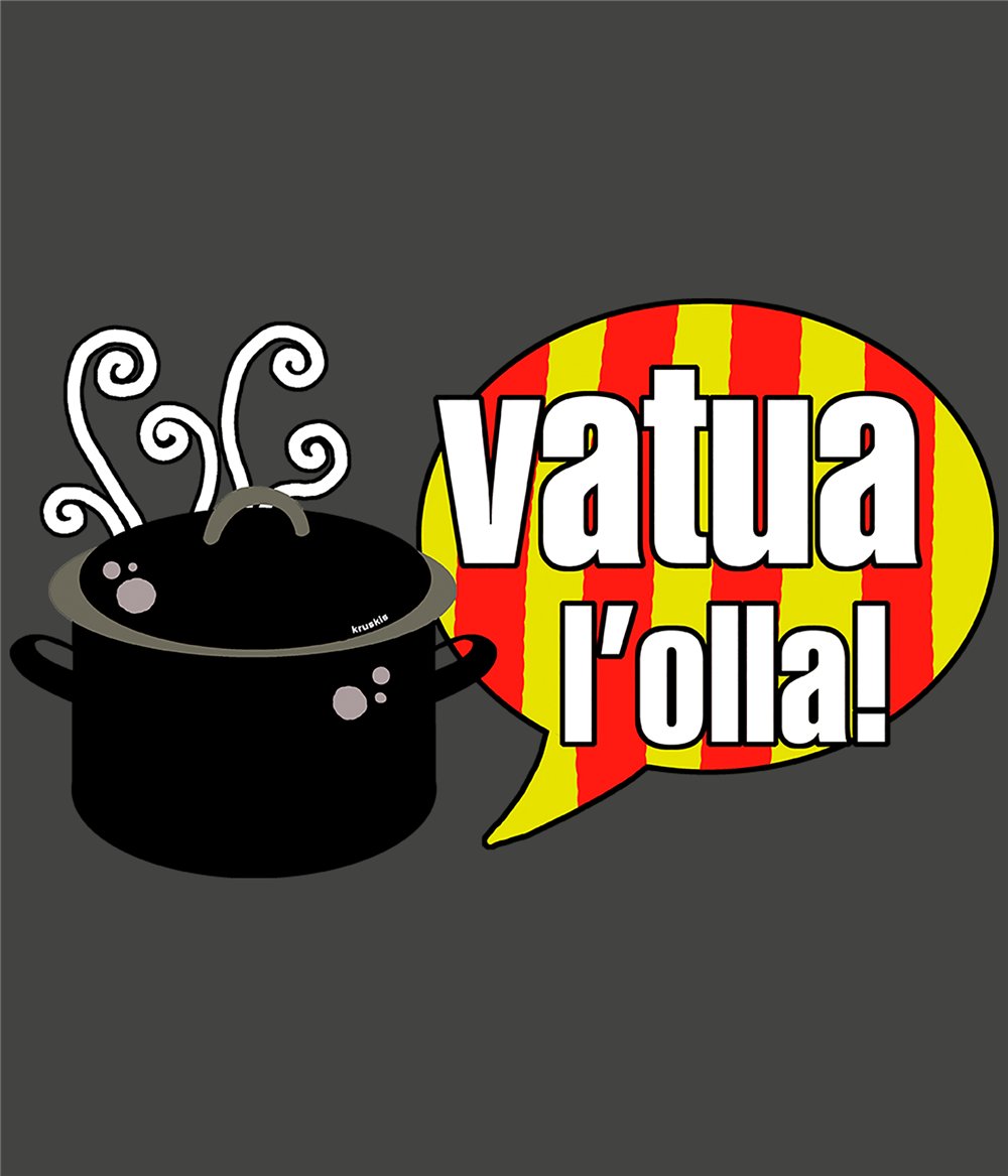 T Shirt Catalogne Vatua l´Olla Manche Courte Homme