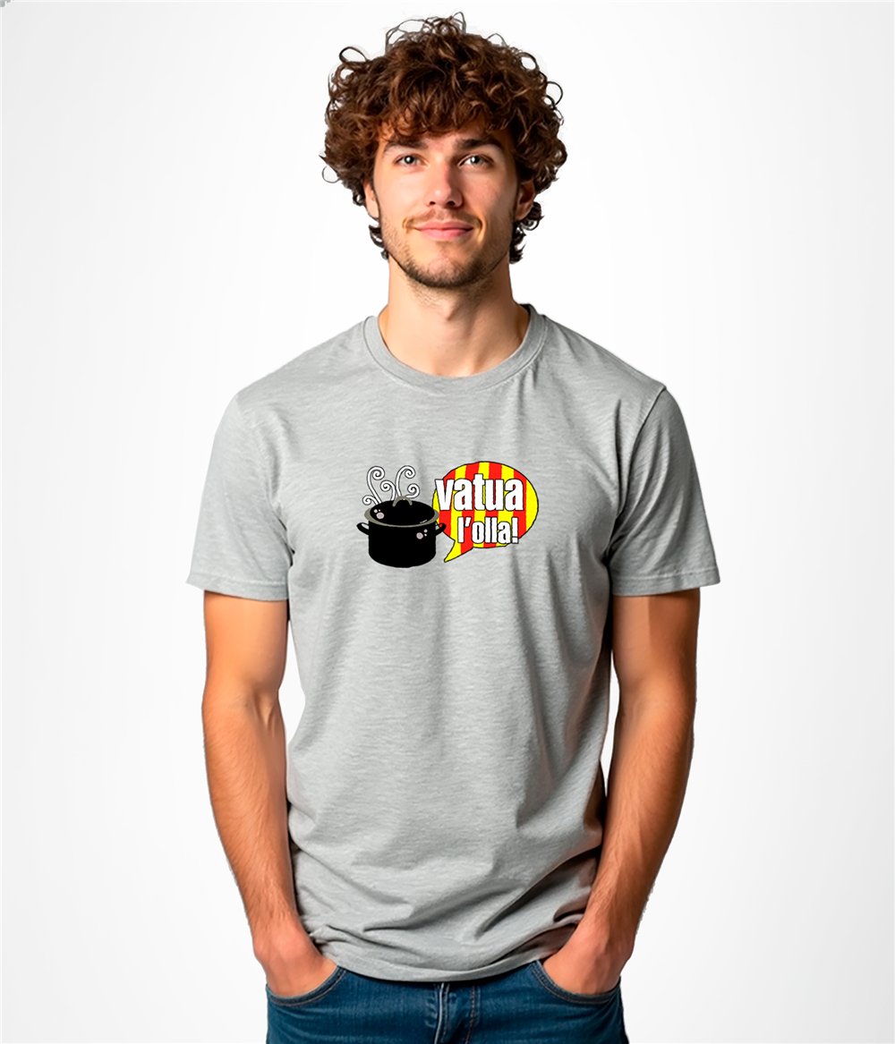 Camiseta ECO Catalunya Vatua l´Olla Manga Corta Hombre