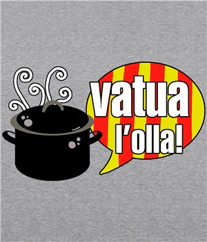 Samarreta ECO Catalunya Vatua l´Olla Maniga Curta Home