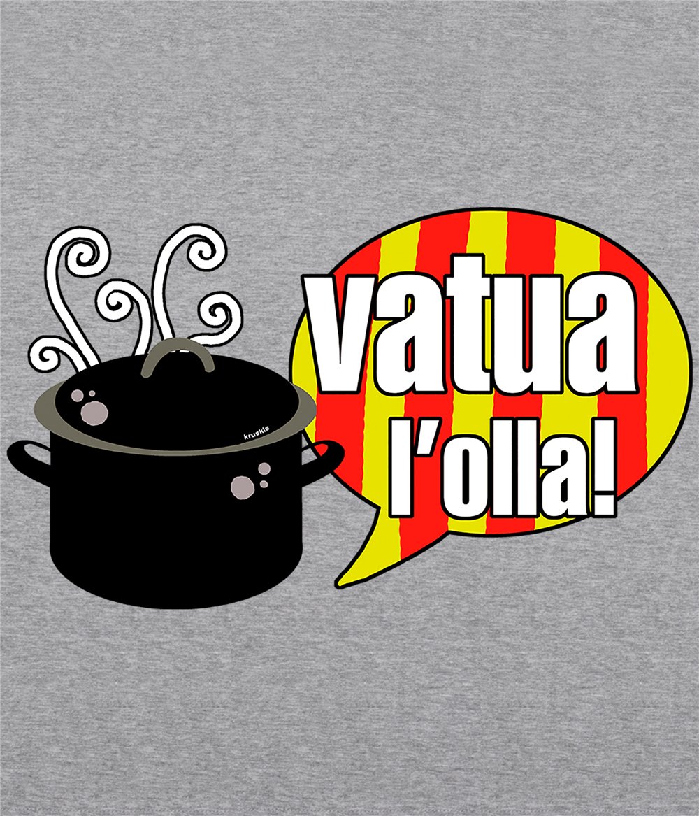 Camiseta ECO Catalunya Vatua l´Olla Manga Corta Hombre