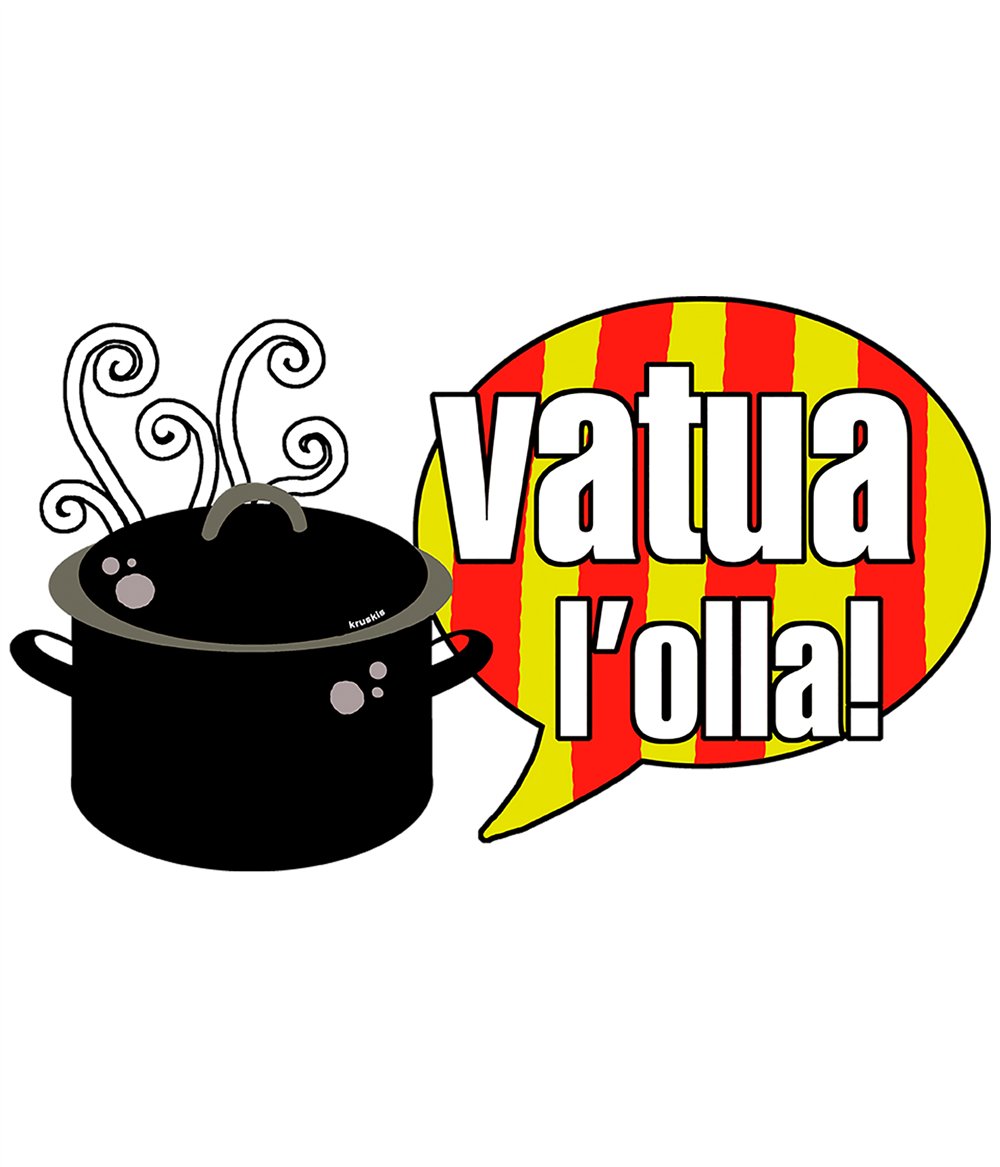 Samarreta Catalunya Vatua l´Olla Maniga Curta Dona
