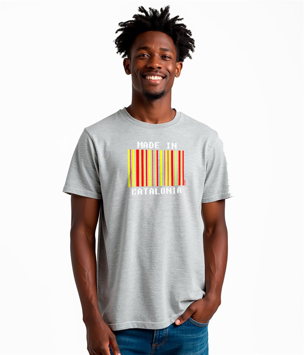 T Shirt ECO Catalogna Made in Catalonia Manica Corta Uomo