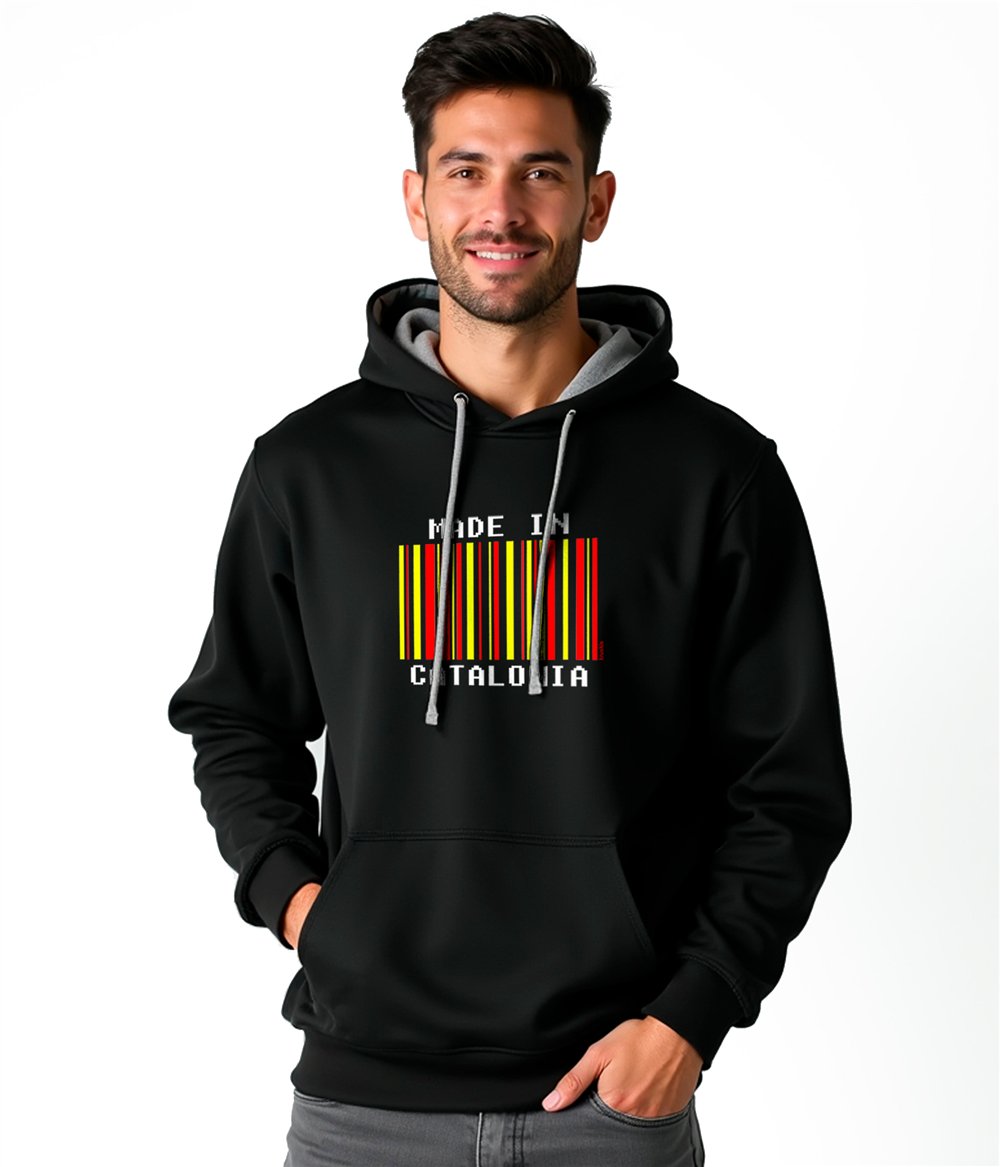 Dessuadora Catalunya Made in Catalonia Unisex