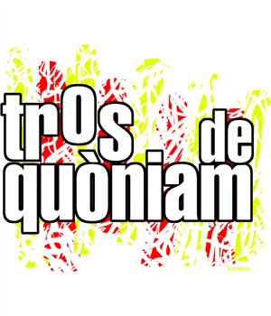 Butelka 800 ml Katalonia Tros de Quoniam