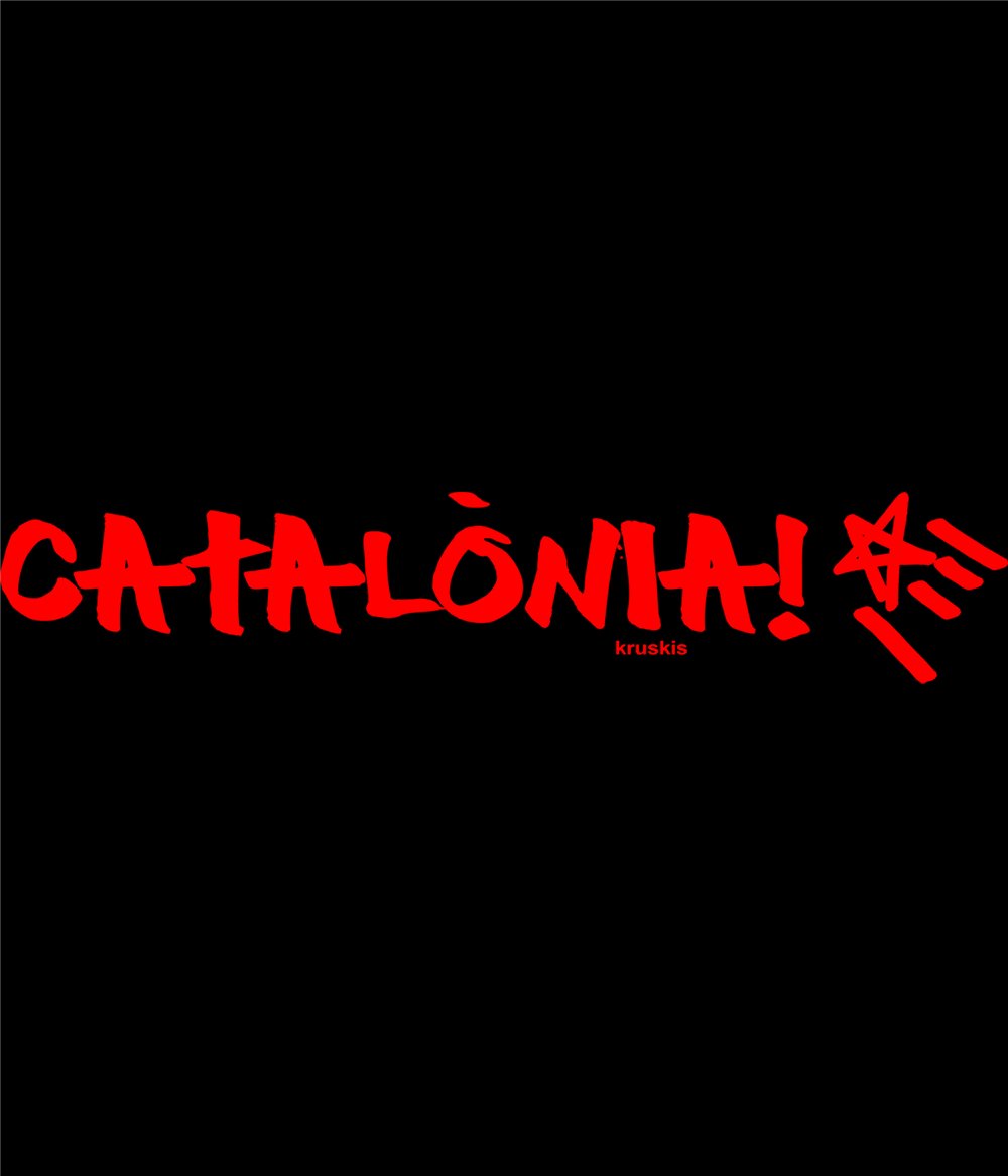 Samarreta Catalunya Catalonia Maniga Curta Home