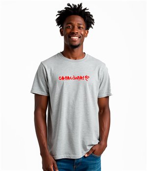 Camiseta ECO Catalunya Catalonia Manga Corta Hombre
