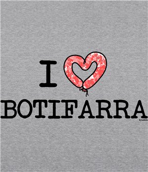 Sweat a Capuche Catalogne I Love Botifarra Unisex