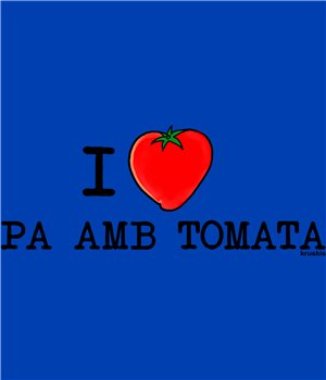 Sudadera Catalunya I Love Pa amb Tomata Unisex