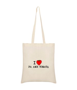 Bolsa Algodon Catalunya I Love Pa amb Tomata