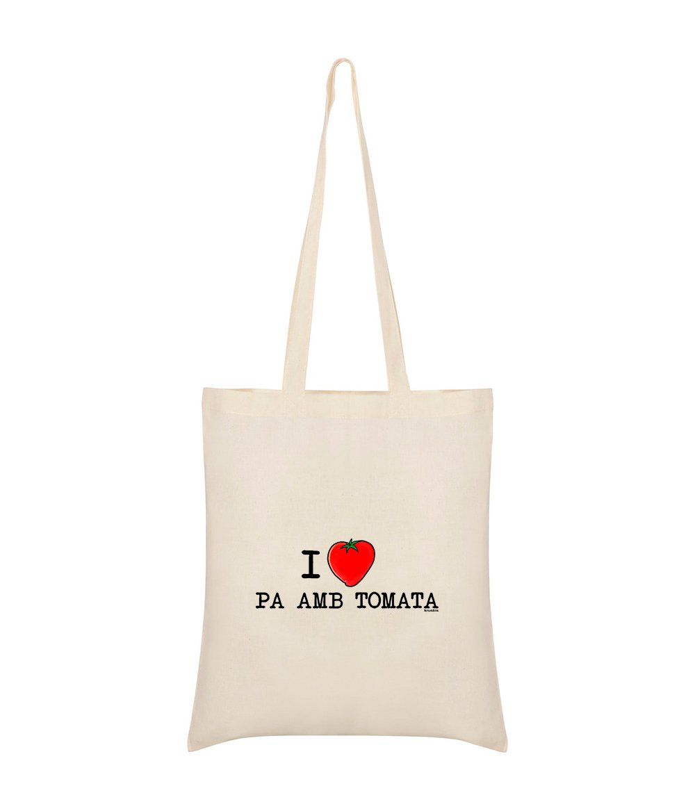 Bolsa Algodon Catalunya I Love Pa amb Tomata
