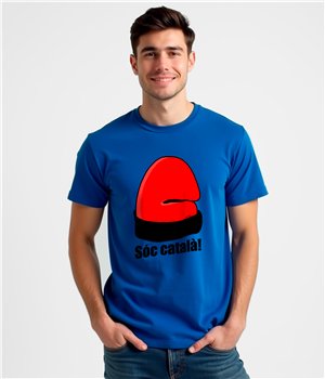 T Shirt Catalogne Soc Catala Manche Courte Homme