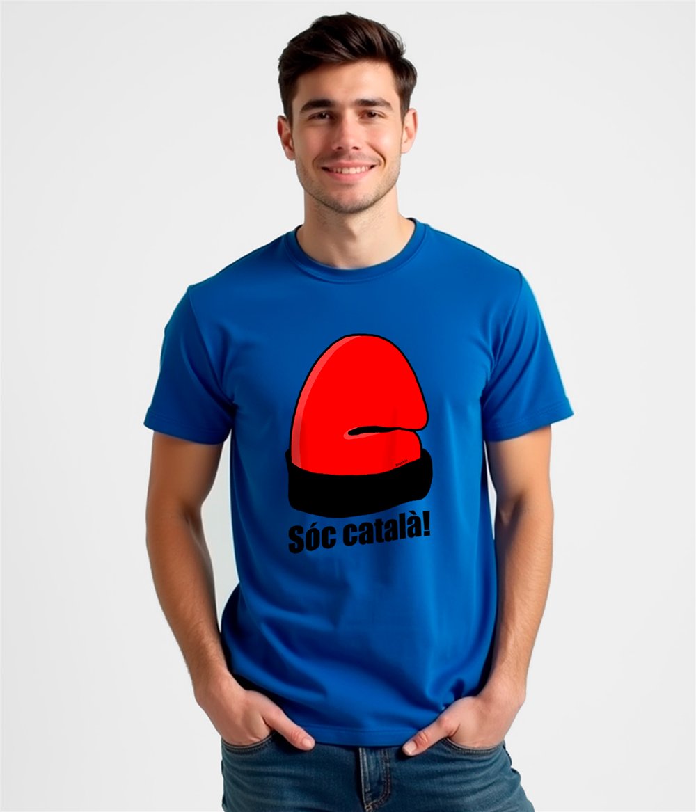 T Shirt Katalonia Soc Catala Krotki Rekaw Czlowiek
