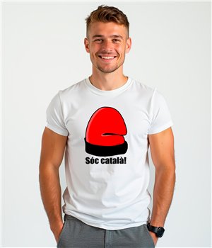 Camiseta ECO Catalunya Soc Catala Manga Corta Hombre