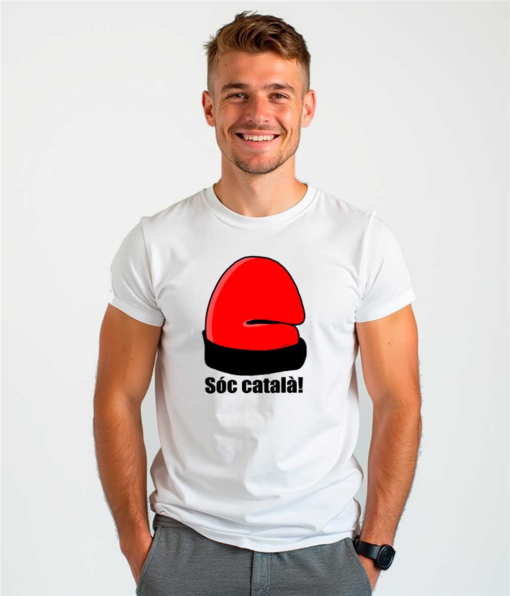 Camiseta ECO Catalunya Soc Catala Manga Corta Hombre
