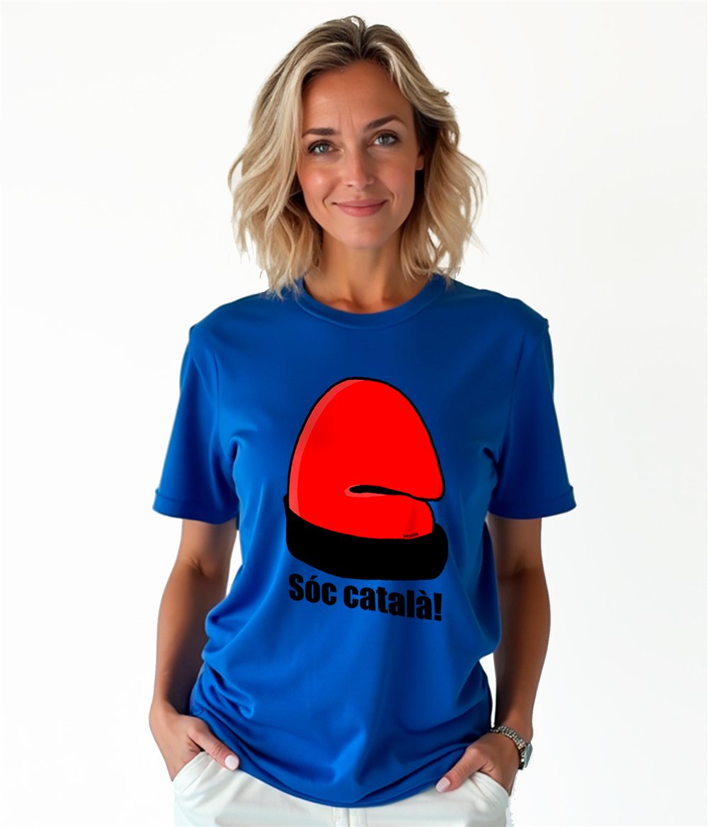 Camiseta Catalunya Soc Catala Manga Corta Mujer