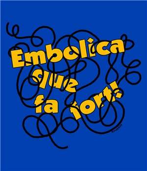 Luvtroja Katalonien Embolica Que Fa Fort Unisex