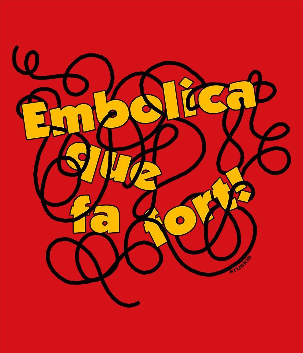 Camiseta Catalunya Embolica Que Fa Fort Manga Corta Mujer