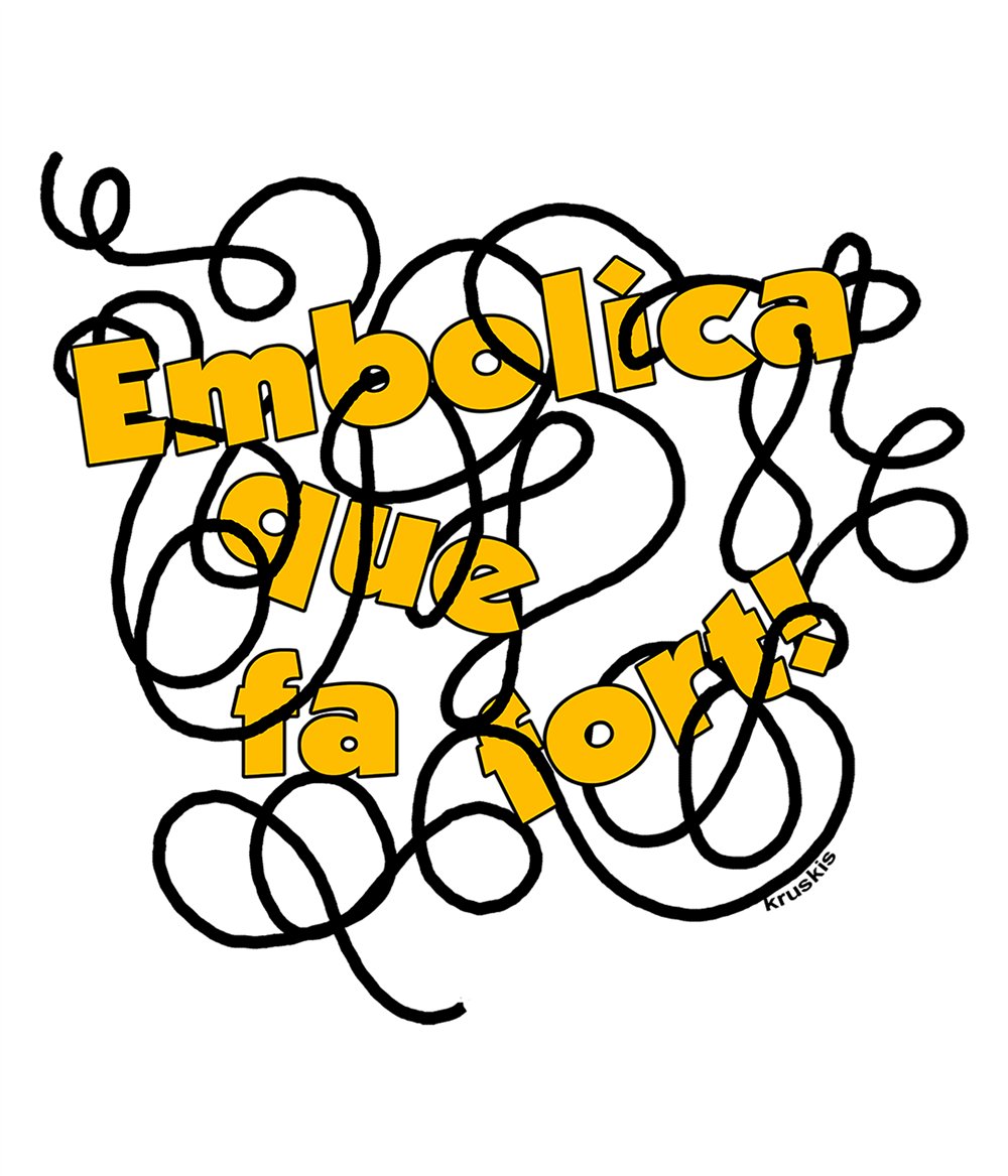 Flasche 800 ml Katalonien Embolica Que Fa Fort