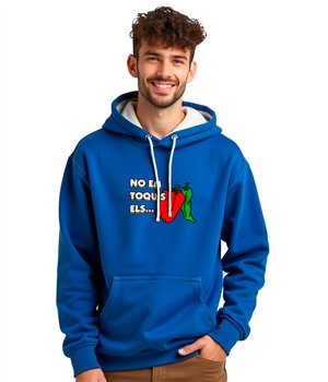 Sudadera Catalunya No Em Toquis els Pebrots Unisex