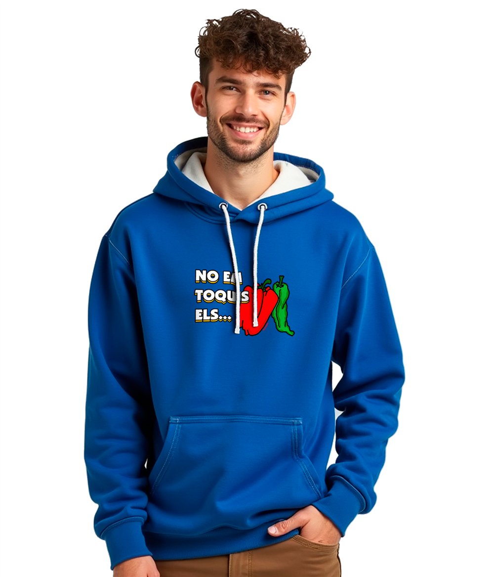 Sudadera Catalunya No Em Toquis els Pebrots Unisex