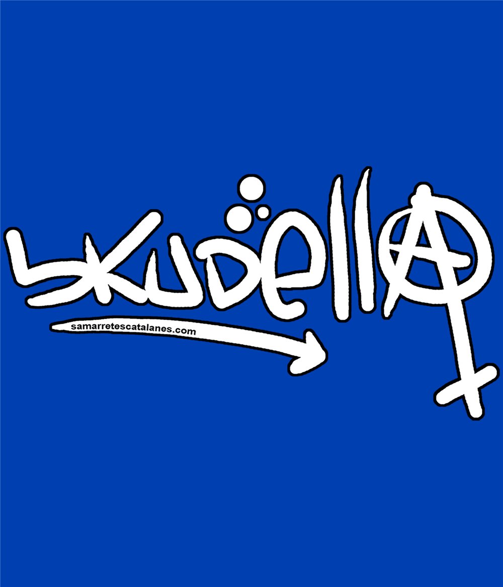 T Shirt Katalonien Skudella Kurzarm Frau