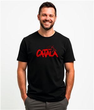 T Shirt Catalogna 100% Catala Manica Corta Uomo