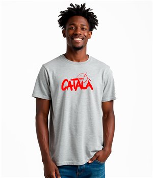 Camiseta ECO Catalunya 100% Catala Manga Corta Hombre