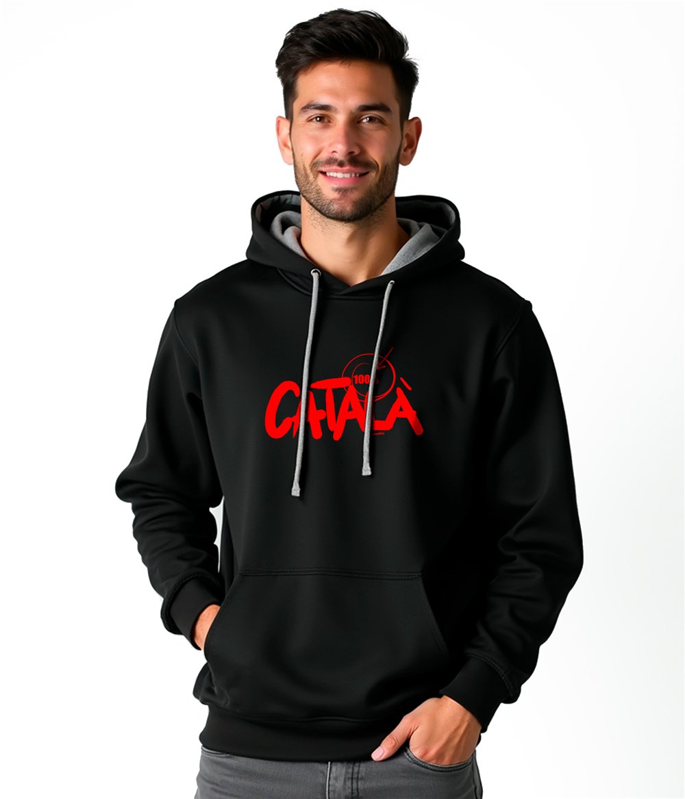 Sweat a Capuche Catalogne 100% Catala Unisex