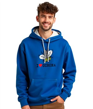 Sweat a Capuche Catalogne I Love Girona Unisex