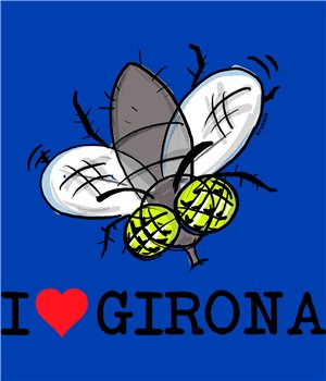 Felpa Catalogna I Love Girona Unisex