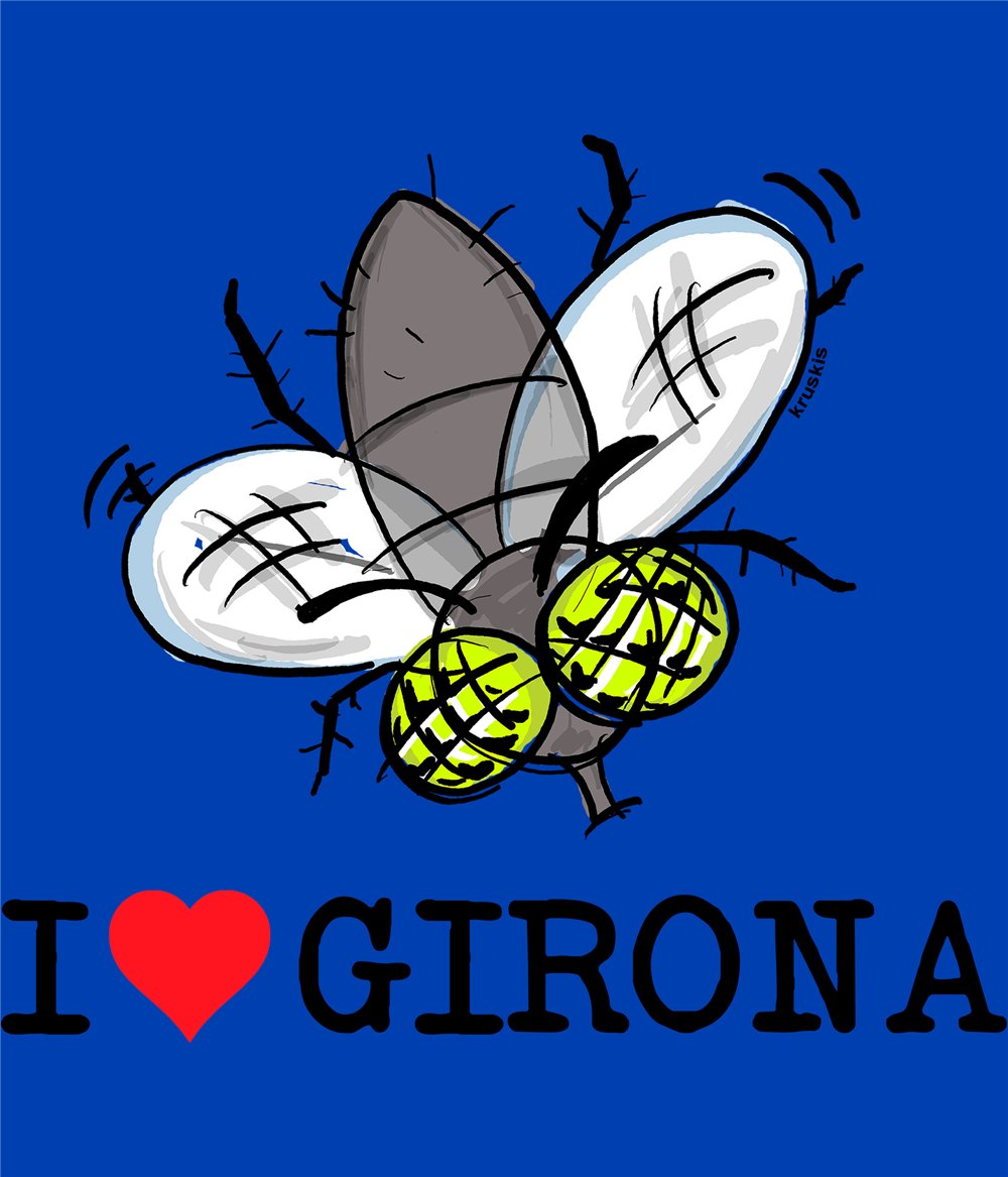 Dessuadora Catalunya I Love Girona Unisex