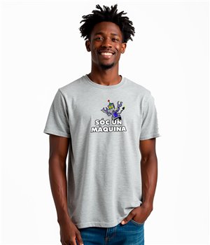 Camiseta ECO Catalunya Soc un Maquina Manga Corta Hombre
