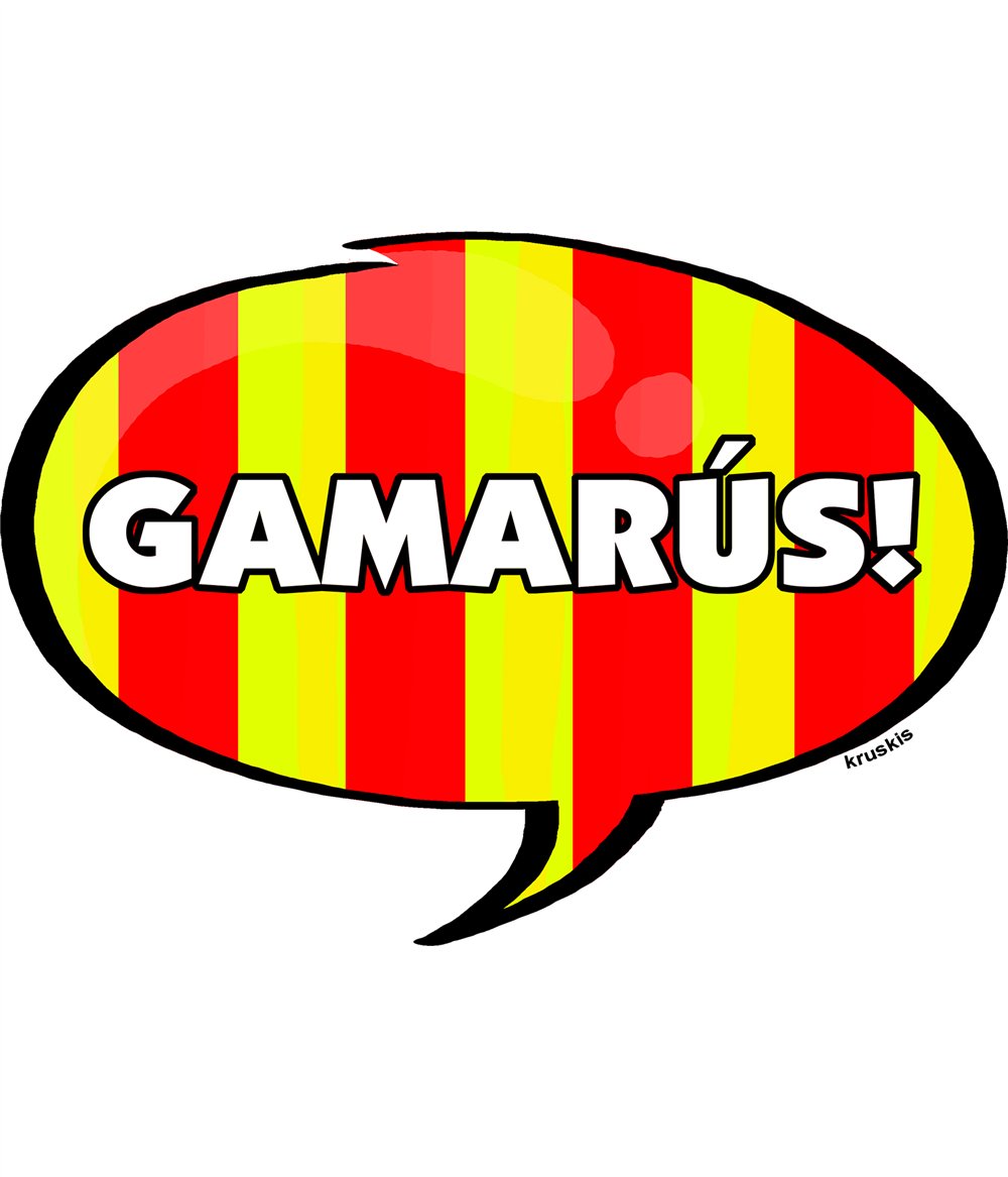 Camiseta ECO Catalunya Gamarus Manga Corta Hombre