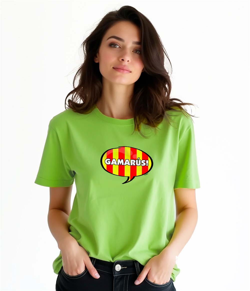 Camiseta Catalunya Gamarus Manga Corta Mujer