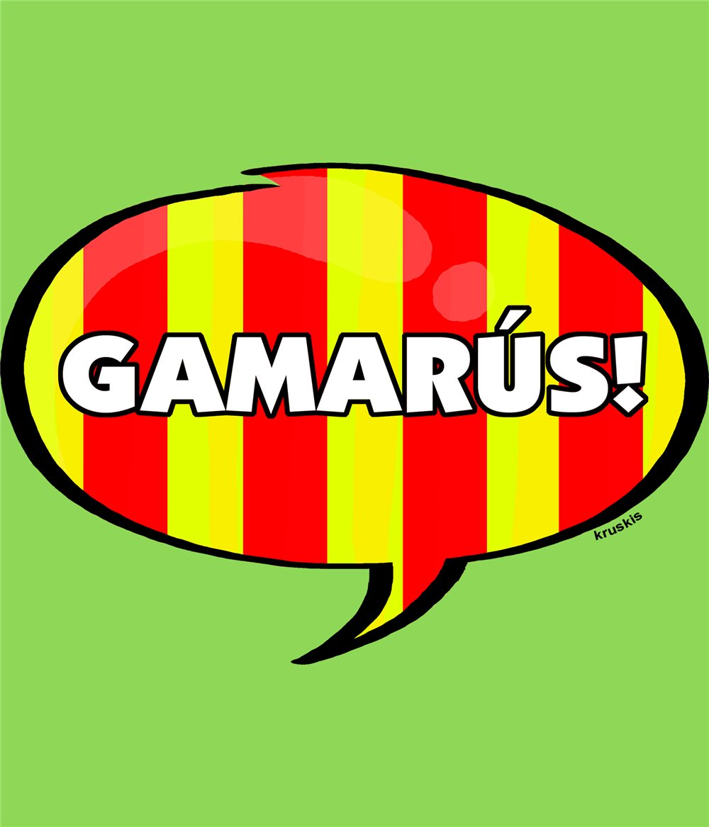 Camiseta Catalunya Gamarus Manga Corta Mujer