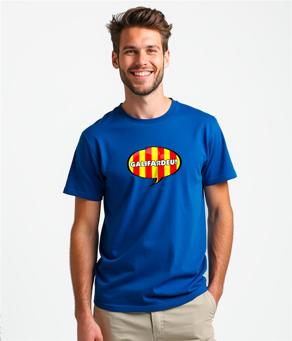T Shirt Katalonia Galifardeu Krotki Rekaw Czlowiek