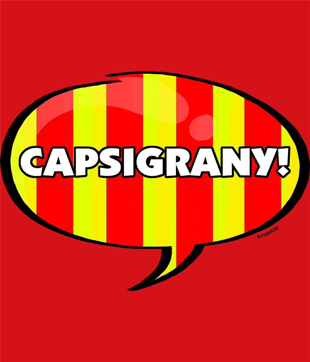 Camiseta Catalunya Capsigrany Manga Corta Hombre