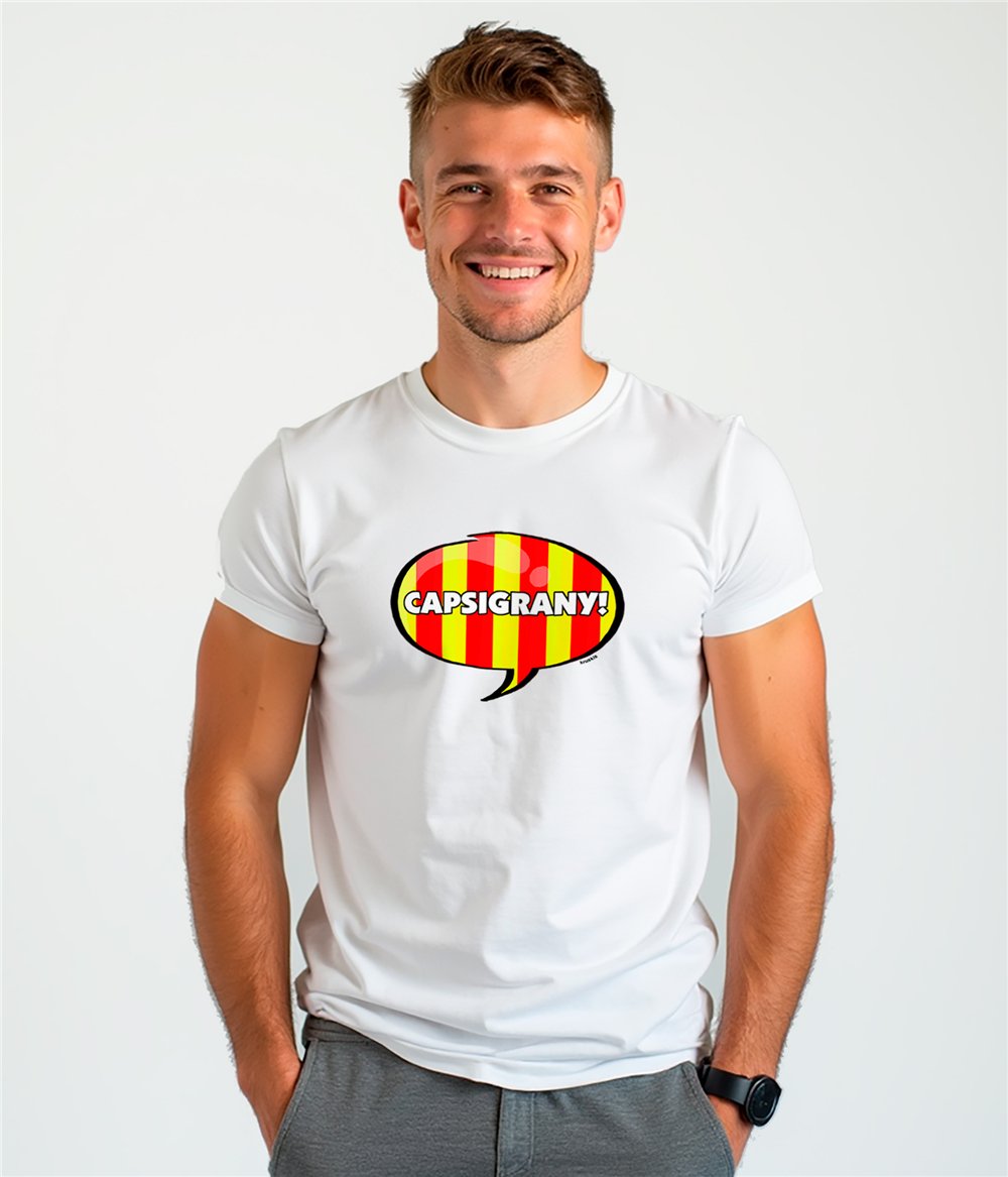 Camiseta ECO Catalunya Capsigrany Manga Corta Hombre
