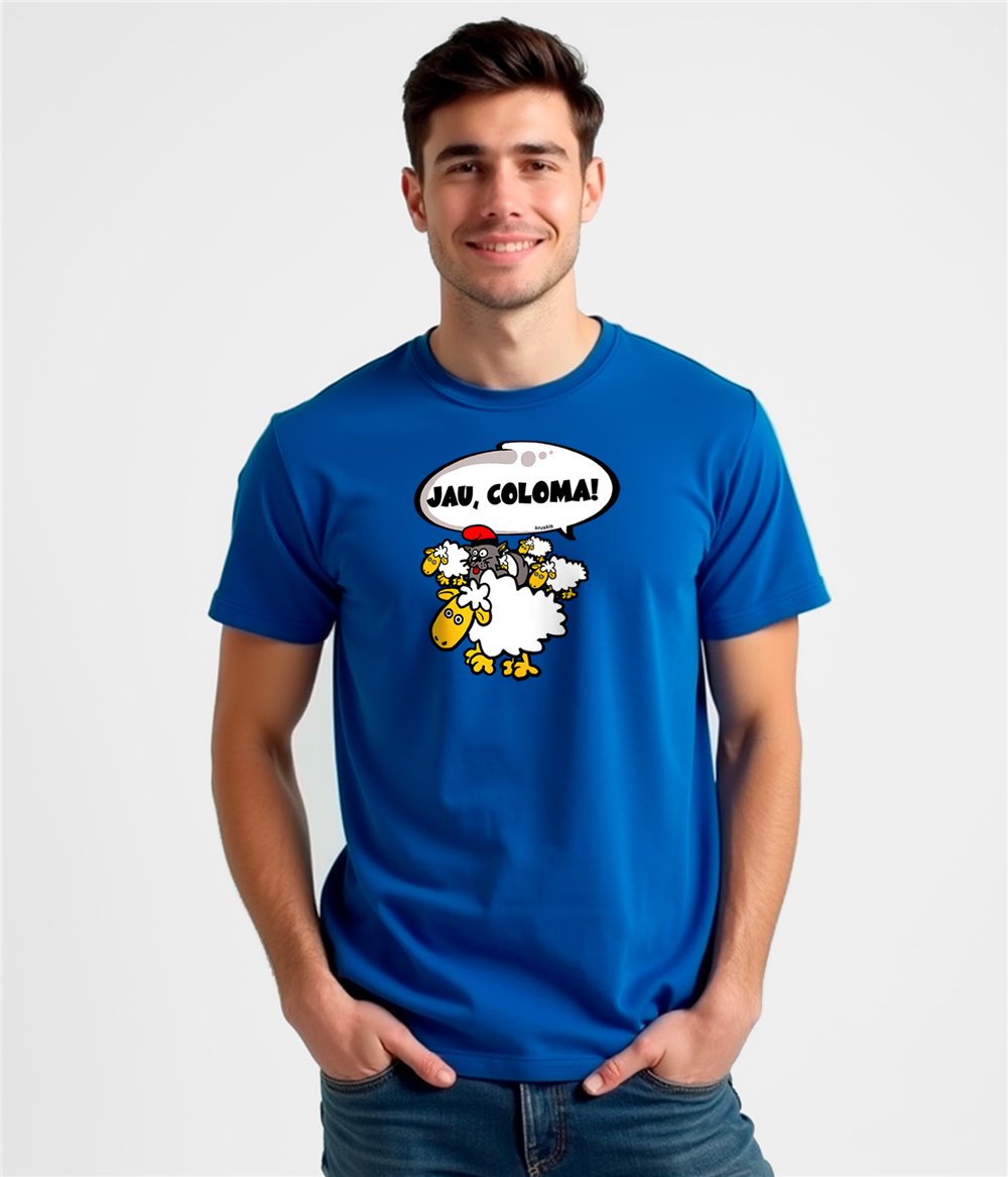 Camiseta Catalunya Jau Coloma Manga Corta Hombre