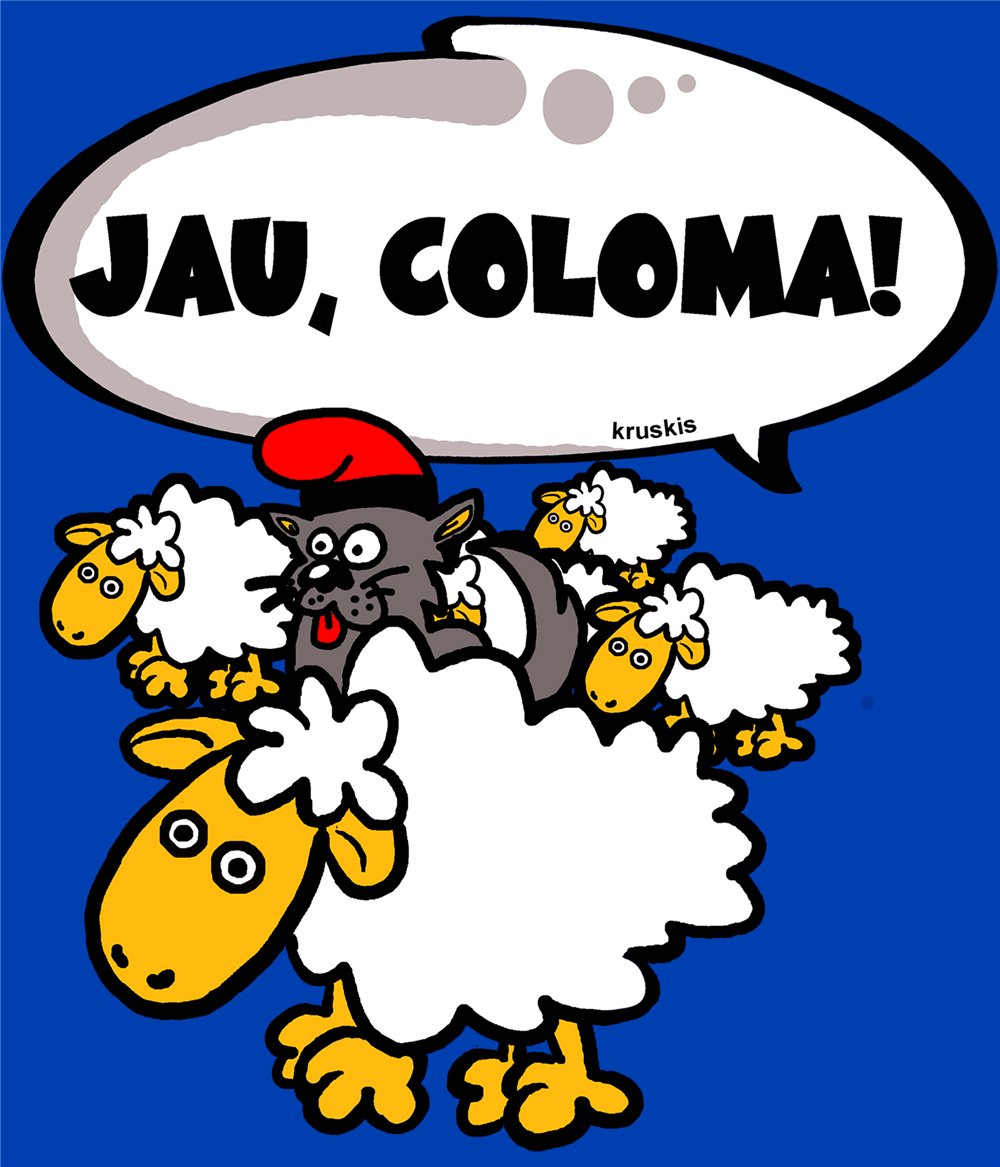 T Shirt Catalonie Jau Coloma Korte Mowen Man