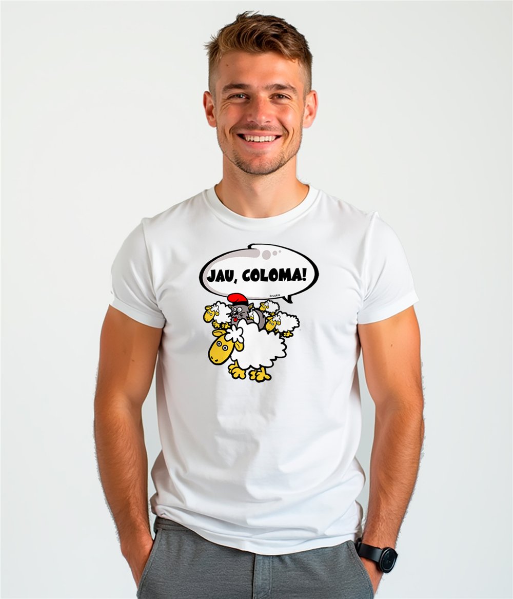 Camiseta ECO Catalunya Jau Coloma Manga Corta Hombre