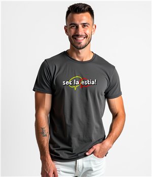 T Shirt Catalogne Soc la ostia Manche Courte Homme