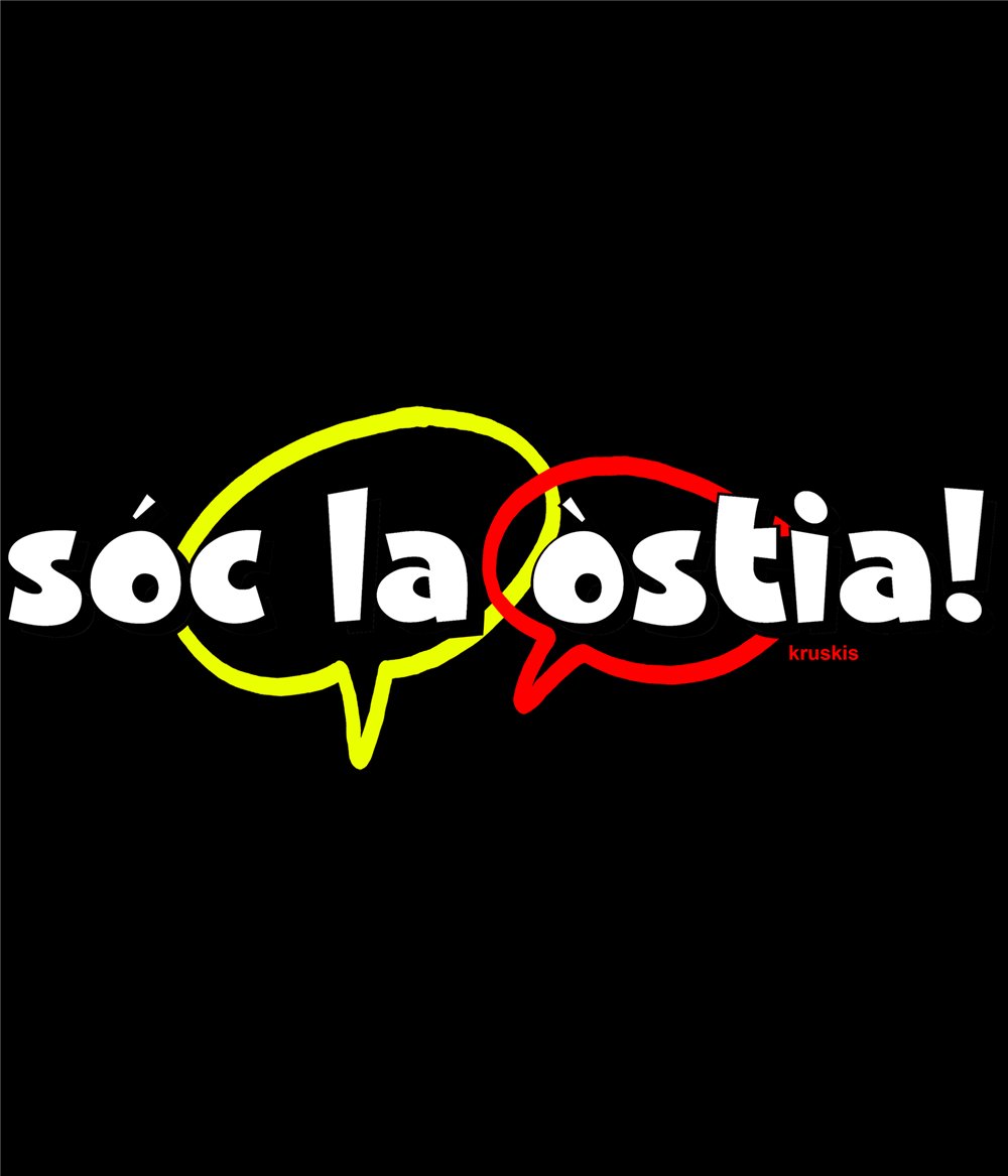 Sudadera Catalunya Soc la ostia Unisex