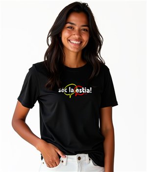 Camiseta Catalunya Soc la ostia Manga Corta Mujer