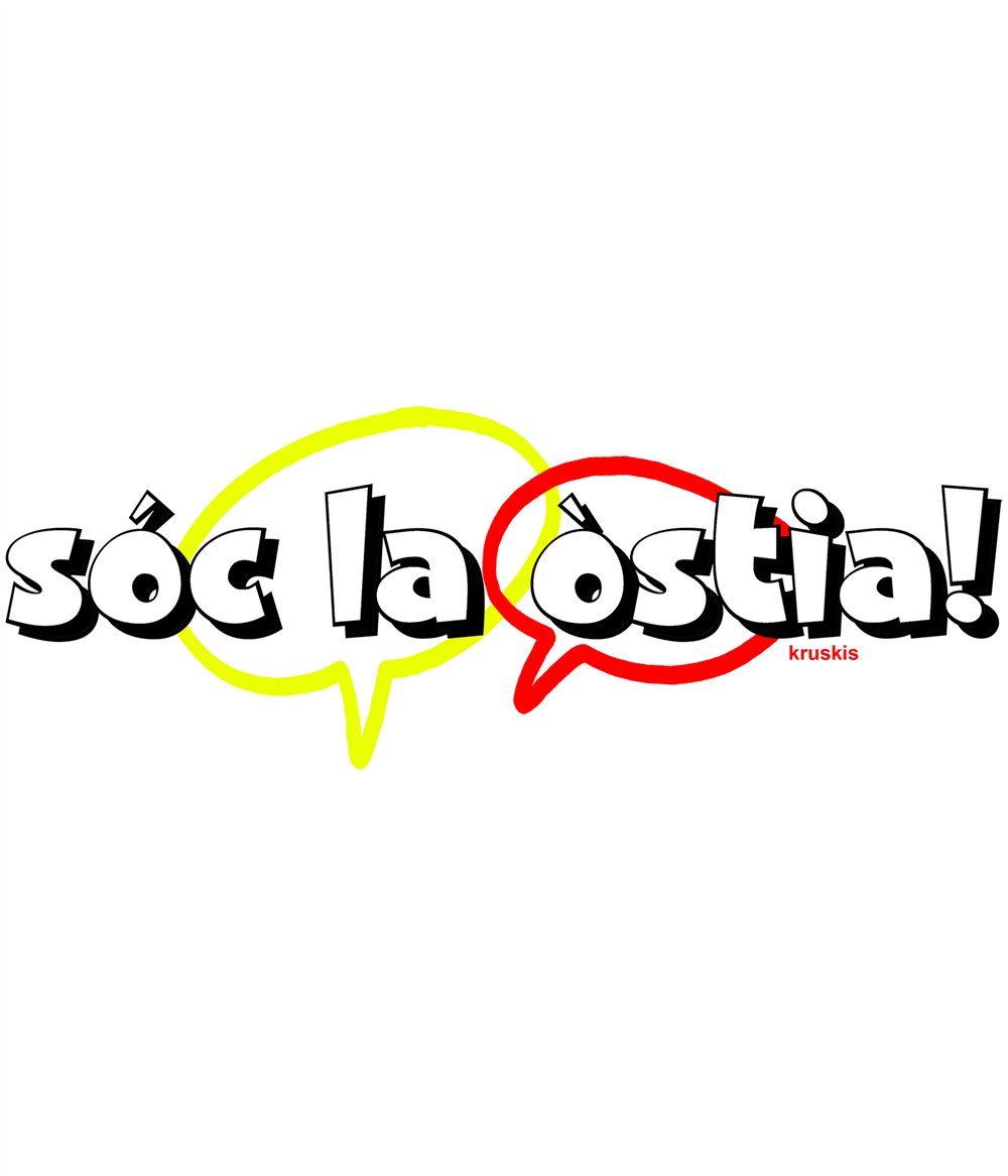 Fles 800 ml Catalonie Soc la ostia